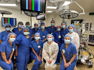 Operating room team